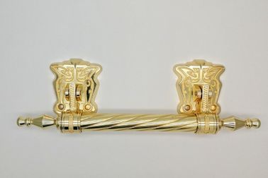 Zamak Metal Coffin Handle Material de aleación de zinc estilo europeo en oro ZH005
