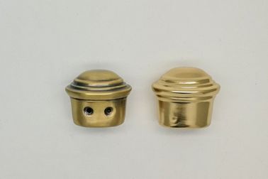 Hierro de cobre amarillo antiguo del premio del casquillo de la extremidad y de extremo del ataúd del hardware ZA09 del ataúd del color